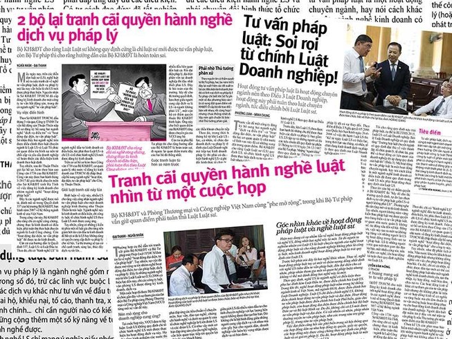 2 bộ tranh cãi nghề tư vấn luật: Chờ Thủ tướng phân xử