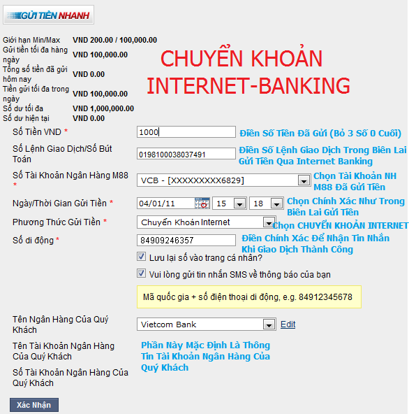 Cách lấy lại tiền chuyển nhầm vào tài khoản người khác