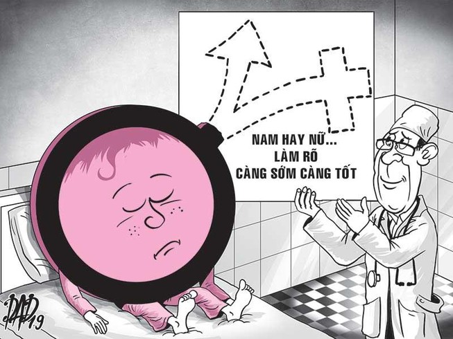 Bi hài hành trình tìm giới tính cho con