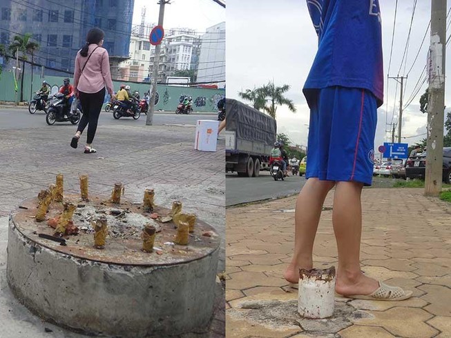 Mối nguy trên vỉa hè