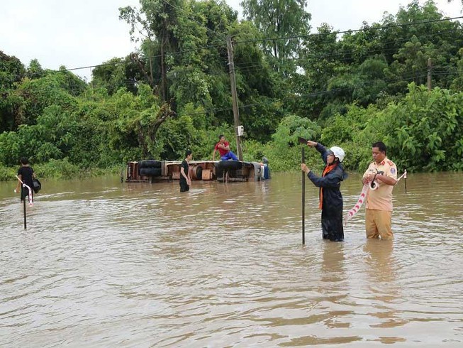 Ngập lớn nhiều nơi ở Đắk Lắk