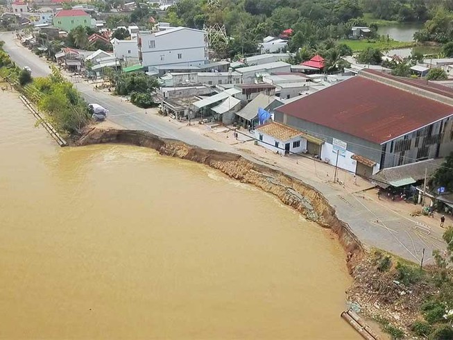 Hiến kế chống sạt lở đồng bằng sông Cửu Long