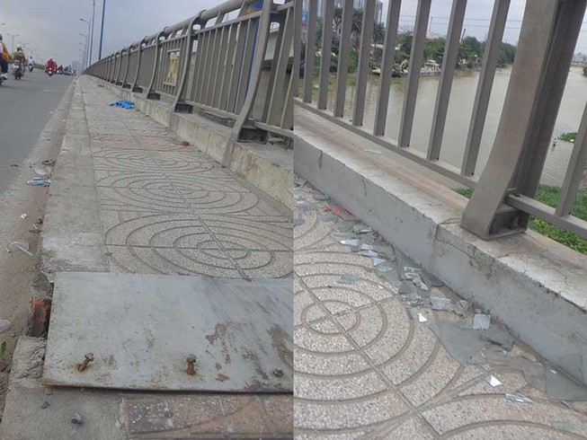 Những nguy hiểm trên cầu Rạch Chiếc