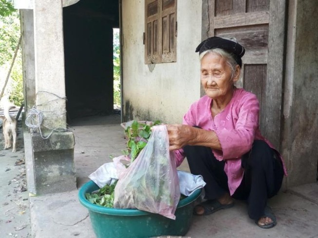 Cụ Đỗ Thị Mơ. Ảnh: Báo Thanh Hóa