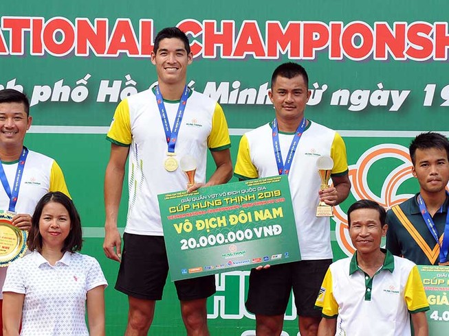 Quần vợt TP.HCM thắng áp đảo ở giải vô địch quốc gia