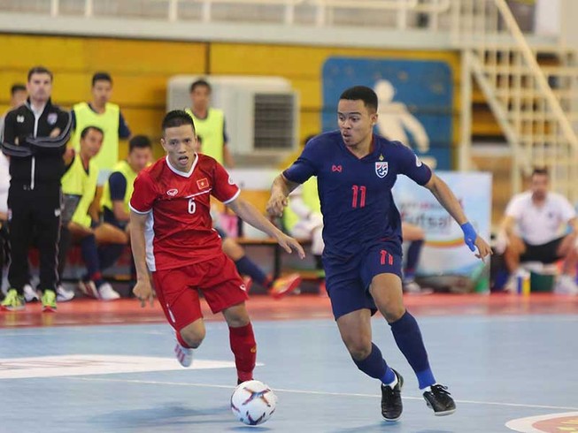 Futsal Việt Nam vẫn còn dưới cơ Thái Lan
