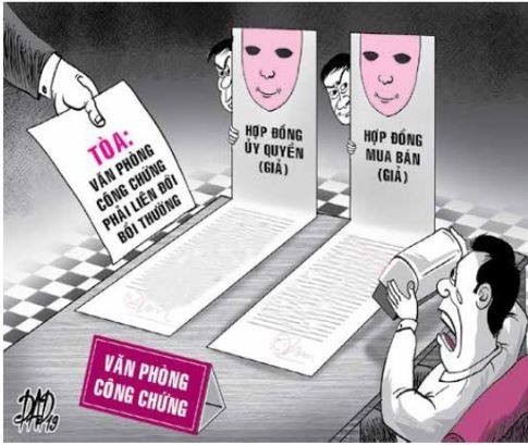 Công chứng viên bị toà buộc bồi thường cả tỉ đồng