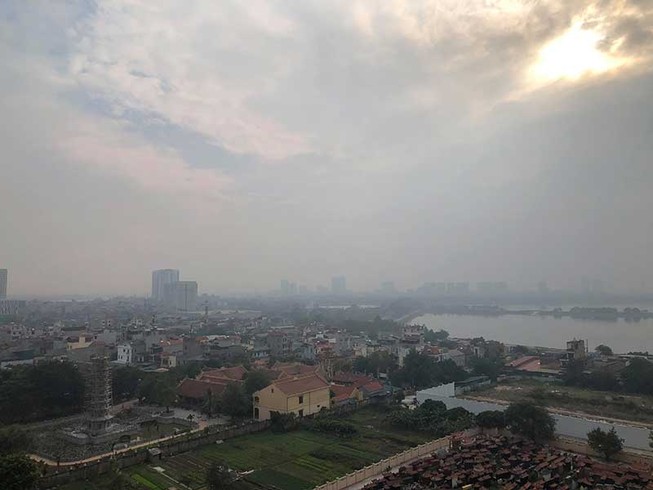 Cảnh báo khẩn cấp: Chất lượng không khí Hà Nội ở mức nguy hại