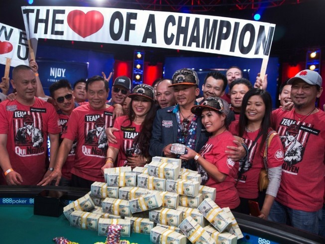 Người Việt trên đất Mỹ vô địch giải Poker 8 triệu USD