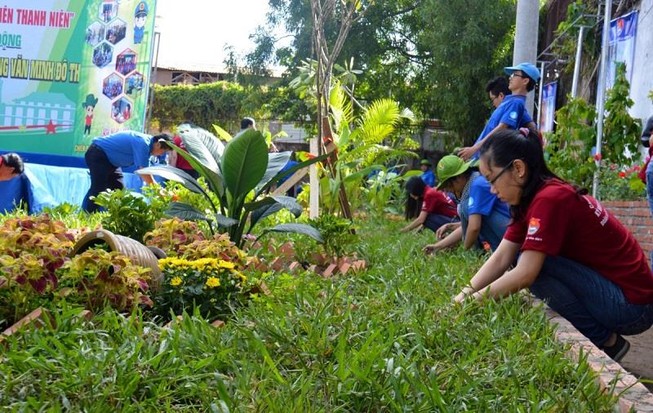 Mô hình “Biến bãi rác thành vườn hoa” đoạt giải Hồ Hảo Hớn