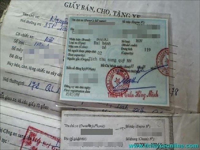 Chưa có bằng lái, có được đứng tên xe máy?