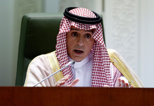 Ngoại trưởng Saudi Arabia Adel bin Ahmed al-Jubeir. Ảnh: REUTERS
