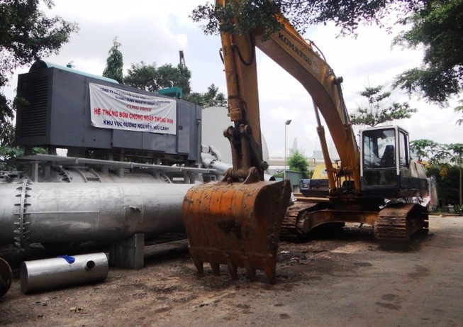 Vẫn chưa chốt giá thuê máy bơm “khủng” chống ngập