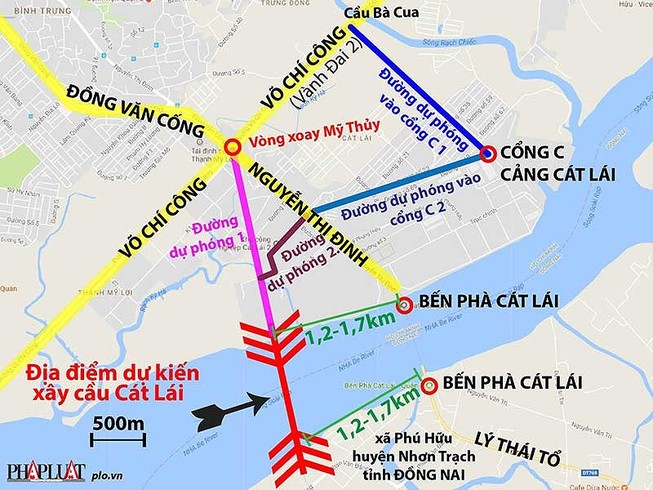 Bộ GTVT trả lời về dự án cầu quận 9 sang Nhơn Trạch