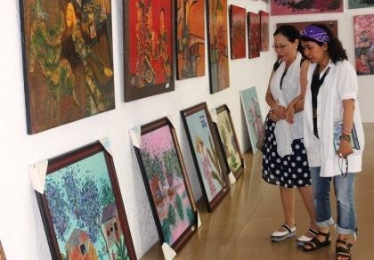 Họa sĩ Văn Thạnh với 'Đôi mắt' vì người dân làng hành Vĩnh Châu