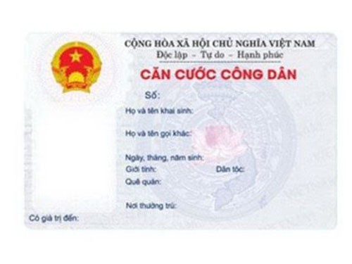 Lệ phí cấp mới thẻ Căn cước công dân