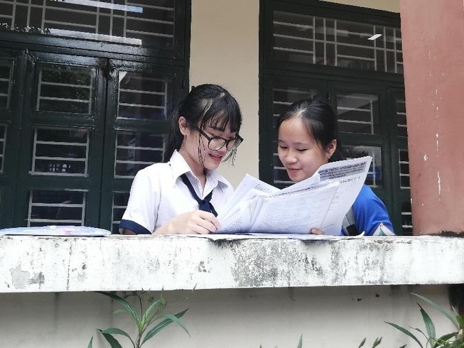 Thí sinh tham dự kỳ thi THPT quốc gia 2019. Ảnh: Hằng Trần