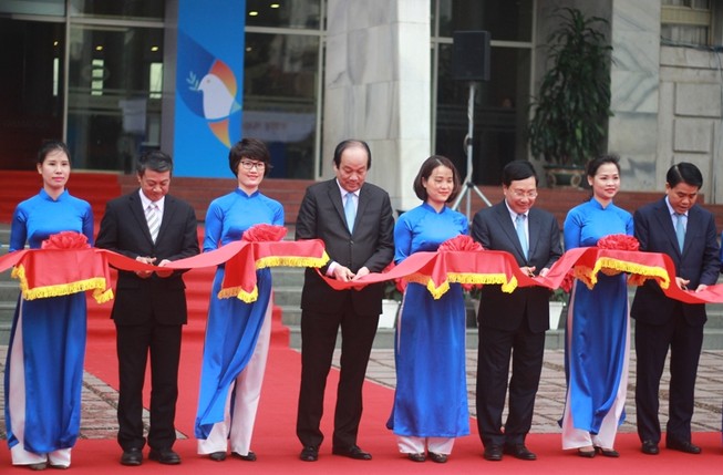 Khánh thành Trung tâm báo chí Hội nghị Thượng đỉnh Mỹ-Triều