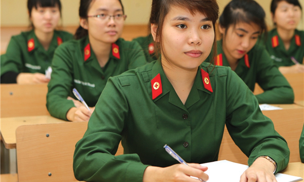 Bộ Quốc phòng công bố điểm nhận hồ sơ trường quân đội