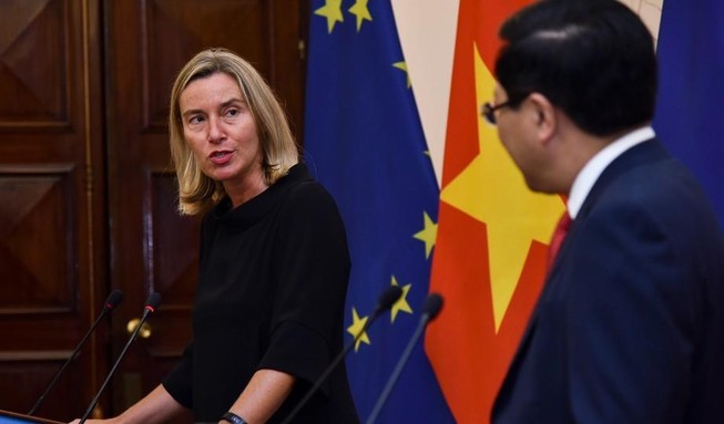 EU ủng hộ tự do hàng hải, hàng không ở biển Đông
