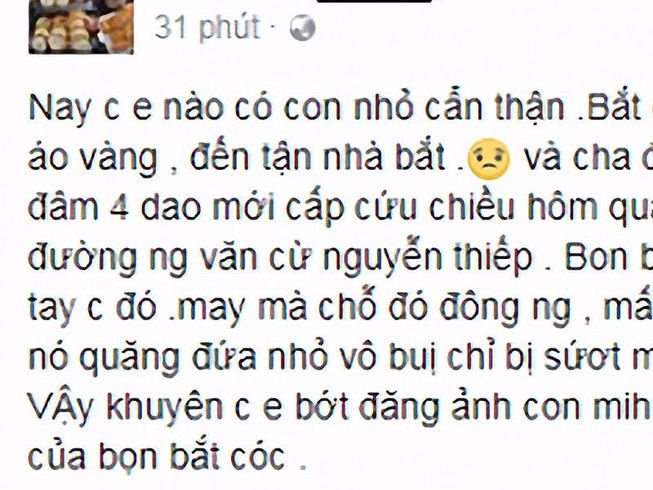 Không có chuyện bắt cóc trẻ em ở Gia Lai