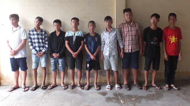 Công an TP Mỹ Tho bắt băng cướp nhí