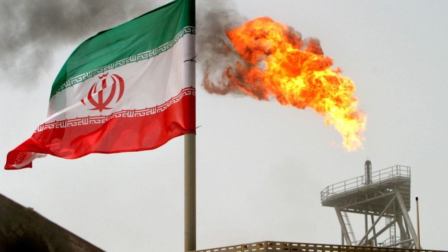 Mỏ dầu Soroush của Iran. Ảnh: Sky News