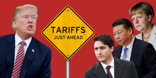 Tổng thống Mỹ, Thủ tướng Đức,Thủ tướng Canada và Chủ tịch Trung Quốc. Ảnh: Business Insider