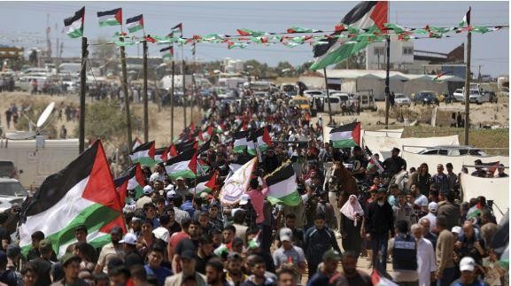 Biểu tình tại Dải Gaza, hàng chục người thương vong