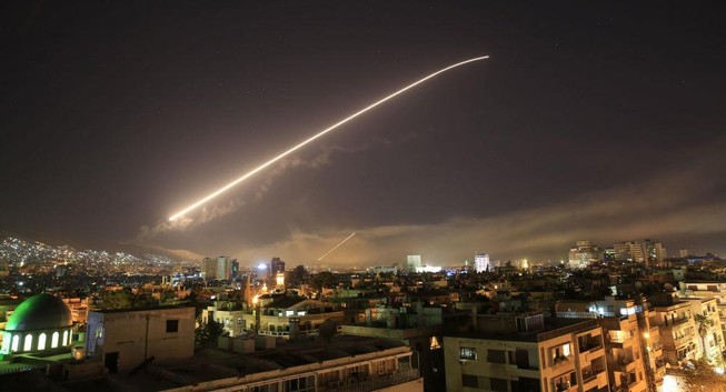 Syria bắn hạ tên lửa từ lãnh thổ Israel kiểm soát