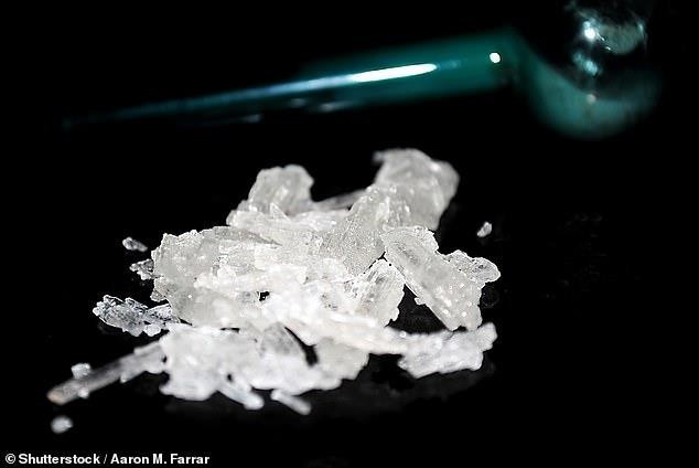 Methamphetamine hay còn gọi là ma túy đá. Ảnh: Daily Mail