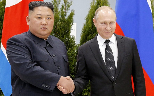 Ông Putin và ông Kim Jong-un gửi thư nhân ngày Quang Phục