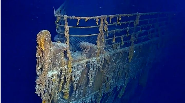 Hình ảnh mới 'gây sốc' của xác tàu Titanic dưới Đại Tây Dương