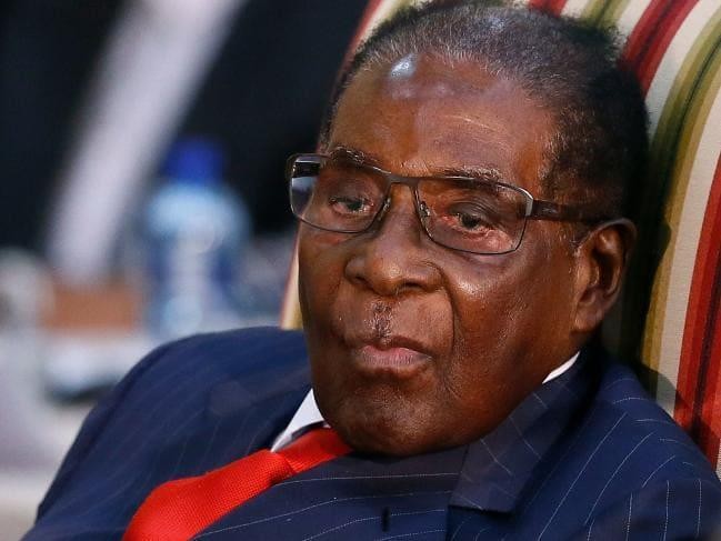 Tổng thống Mugabe. Ảnh: AFP