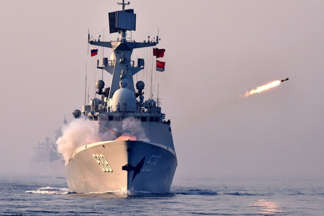 Một nguồn tin của Iran cho biết Trung Quốc, Nga và Iran đang lên kế hoạch tập trận hải quân chung. Ảnh: Tân Hoa Xã