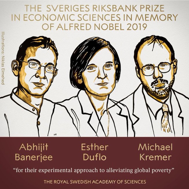 Nobel Kinh tế 2019 vinh danh nỗ lực chống đói nghèo toàn cầu