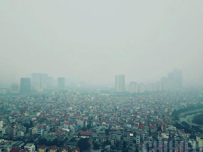 Không khí ô nhiễm, nhiều trường học ở Hà Nội ra khuyến cáo
