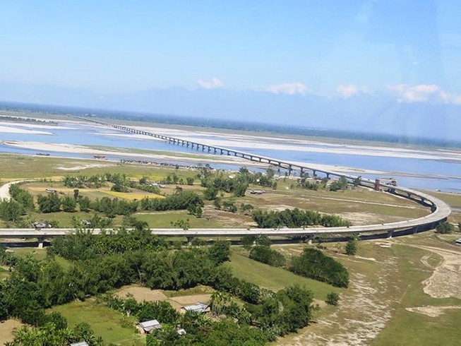 Ấn Độ xây xong cầu chiến lược sát biên giới Trung Quốc