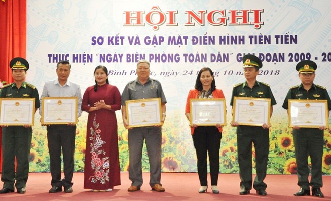 Bình Phước: Xây dựng bộ đội biên phòng vững mạnh toàn diện
