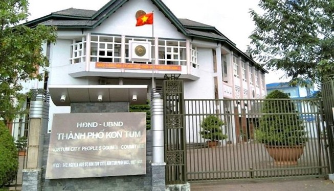 UBND TP Kon Tum bị trộm đột nhập phá két sắt