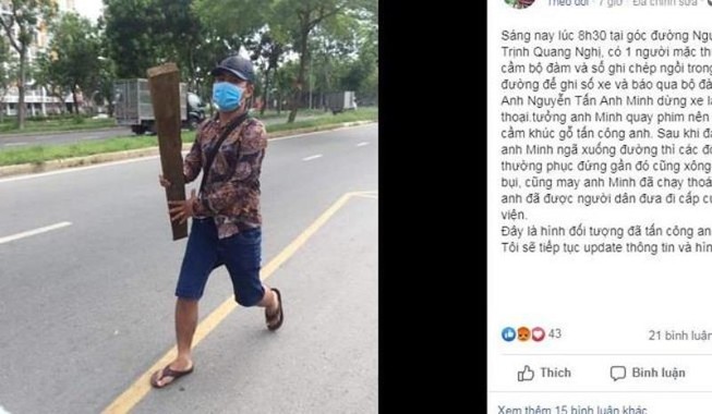 UBND TP.HCM chỉ đạo làm rõ vụ người lạ đánh dân gần chốt CSGT