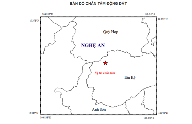 Động đất ở Nghệ An