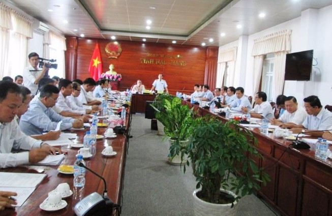 Công bố quyết định thanh tra tại tỉnh hậu Giang sang 27/2
