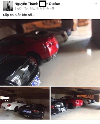 Dàn siêu xe mô hình gây “bão” trên mạng là của học sinh