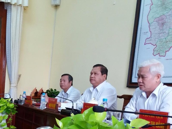 Bí thư, chủ tịch Bình Phước gặp gỡ nhà đầu tư Singapore