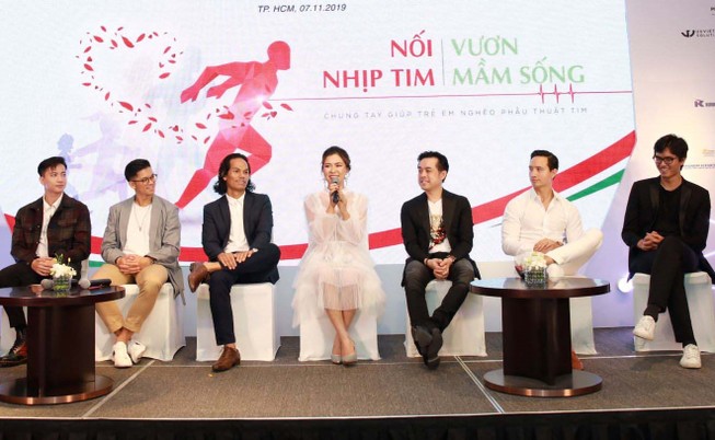 Đông đảo nghệ sĩ hào hứng ‘Chạy vì trái tim’