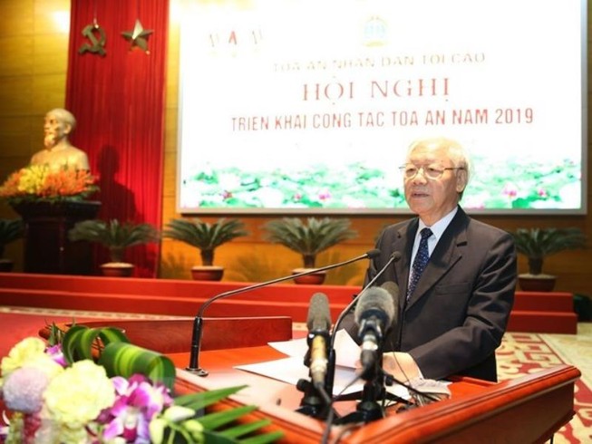 Tổng Bí thư, Chủ tịch nước chỉ đạo tại Hội nghị ngành Tòa án