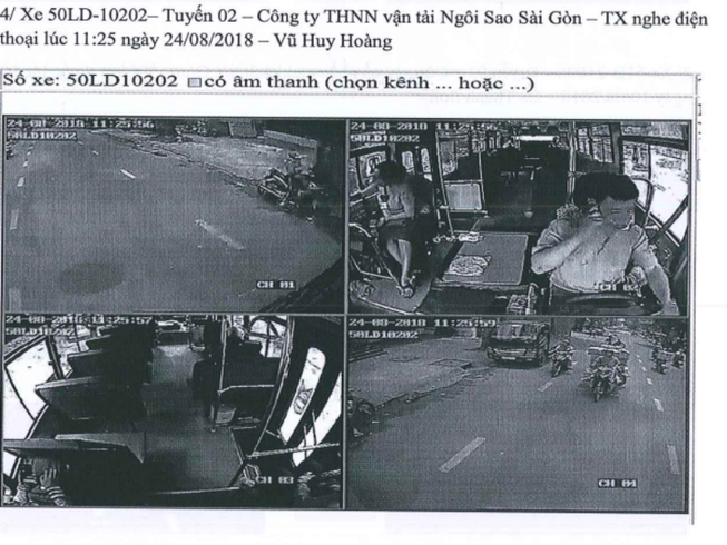 Nhờ camera, phát hiện tài xế xe bus hút thuốc, nghe điện thoại