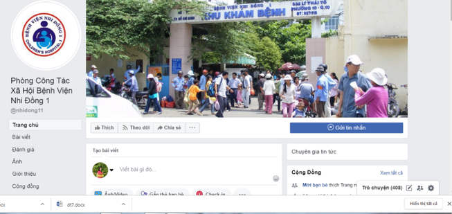 Cảnh giác với Fanpage giả mạo Bệnh viện Nhi Đồng I
