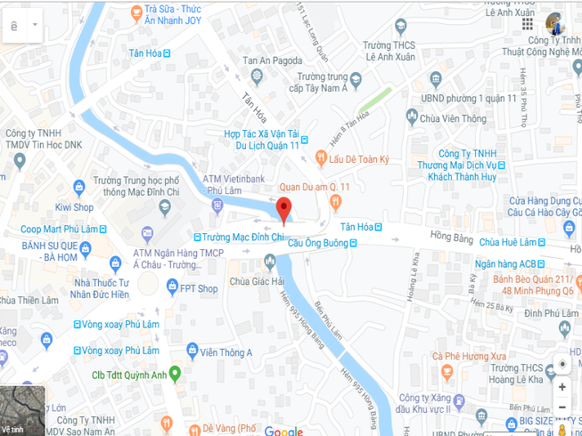 Hạn chế phương tiện giao thông trên kênh Tàu Hũ - Lò Gốm